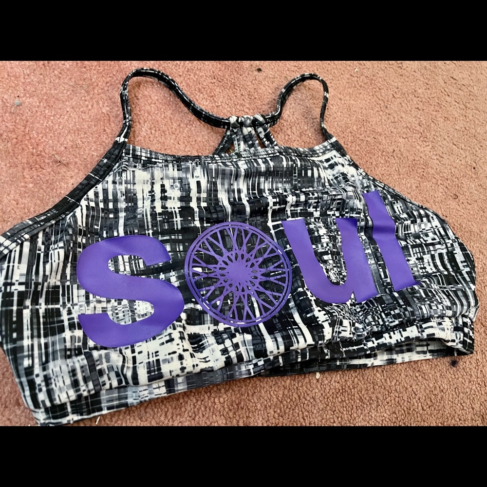 soulcycle crossed back bra